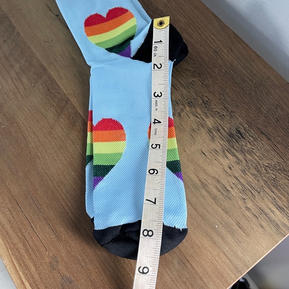 2 pair of Socks multicolor rainbow size L/XL - Picture 3 of 6